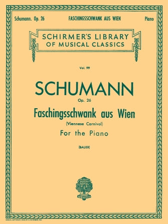 Schumann Faschingsschwank Aus Wien, Op. 26 (Carnival de Vienne)