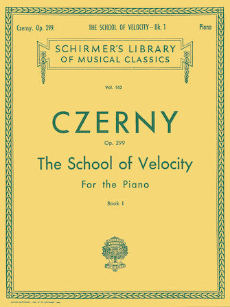 Czerny School of Velocity, Op. 299 - Book 1