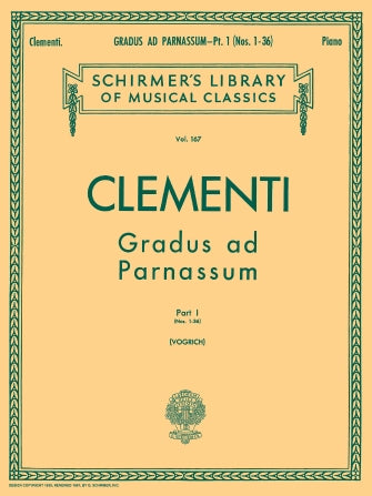 Clementi Gradus Ad Parnassum - Book 1 Piano Solo