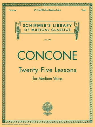 Concone 25 Lessons, Op. 10