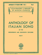 Anthology of Italian Song of the 17th and 18th Centuries - Book II