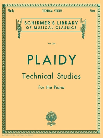 Plaidy Technical Studies for the Piano