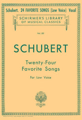 Schubert 24 Favorite Songs