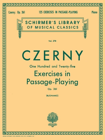Czerny 125 Exercises in Passage Playing, Op. 261