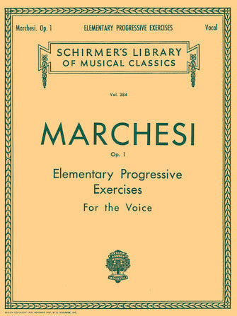 Marchesi Elementary Progressive Exercises, Op. 1