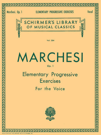 Marchesi Elementary Progressive Exercises, Op. 1