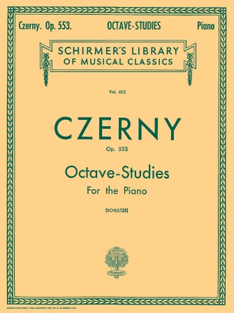 Czerny 6 Octave Studies in Progressive Difficulty, Op. 553