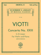 Viotti Violin Concerto No. 23 in G Major