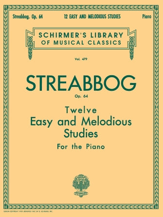 Streabbog 12 Easy and Melodious Studies, Op. 64