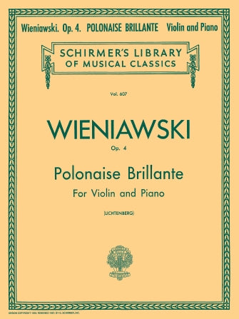 Wieniawski Polonaise Brillante, Op. 4 Violin and Piano