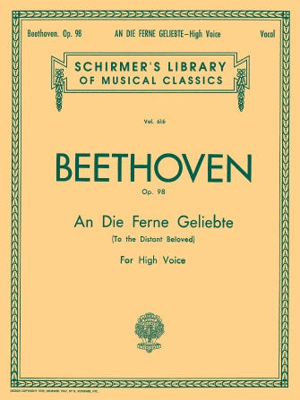Beethoven An die ferne Geliebte (To the Distant Beloved), Op. 98