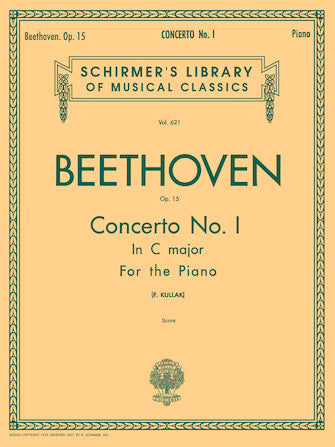 Beethoven Concerto No. 1 in C, Op. 15 Piano Duet