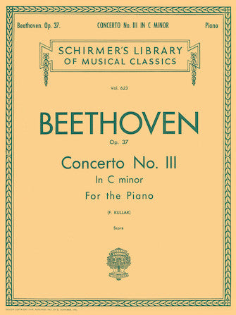 Beethoven Concerto No. 3 in C Minor, Op. 37 (2-piano score)