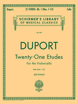 Duport 21 Etudes - Book 1