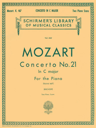 Mozart Concerto No. 21 in C, K.467 Piano Duet