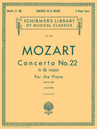 Mozart Concerto No. 22 in E Flat, K.482