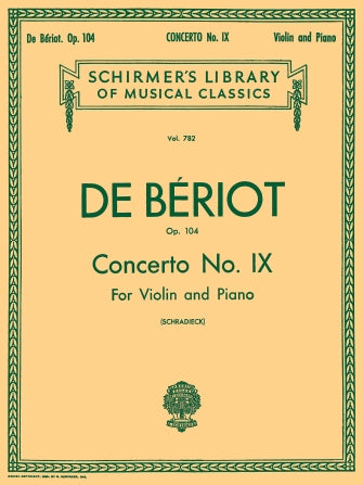 Beriot Concerto No 9 in A minor Opus 104