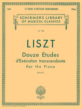 Liszt 12 Études d'exécution transcendante Piano Solo