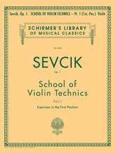 Sevcik School of Violin Technics, Op. 1 - Book 1