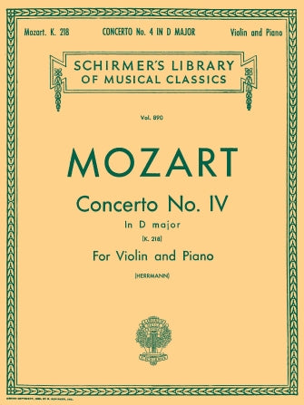 Mozart Concerto No. 4 in D Major, K.218