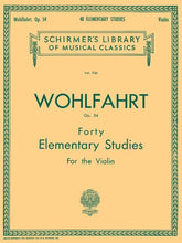 Wohlfahrt 40 Elementary Studies Opus 54