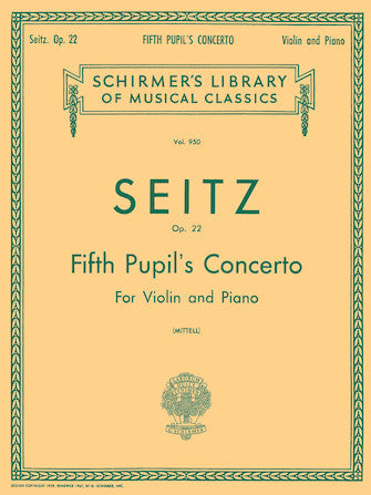 Seitz Pupil's Concerto No. 5 in D, Op. 22