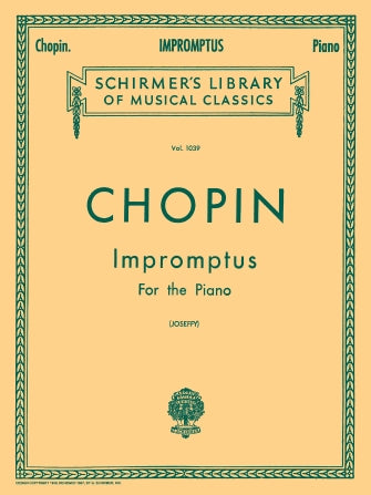 Chopin Impromptus Piano Solo