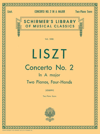 Liszt Concerto No. 2 in A Piano Duet