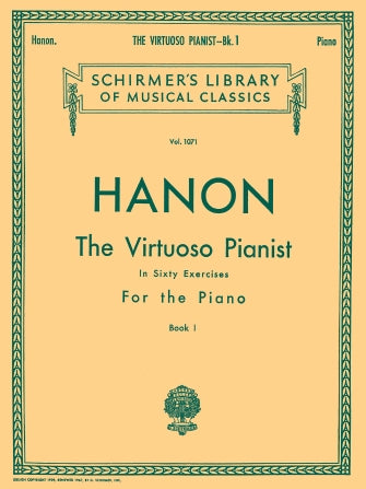 Hanon Virtuoso Pianist in 60 Exercises - Book 1