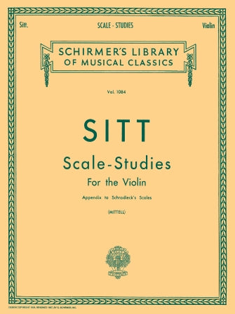 Scale Studies for Violin, Appendix to Schradieck Scales