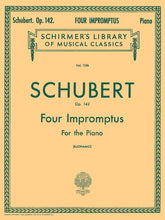Schubert 4 Impromptus, Op. 142 Piano Solo