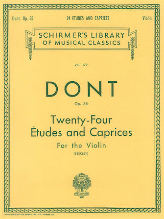 Dont 24 Etudes and Caprices Opus 35
