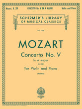 Mozart Concerto No. 5 in A, K.219