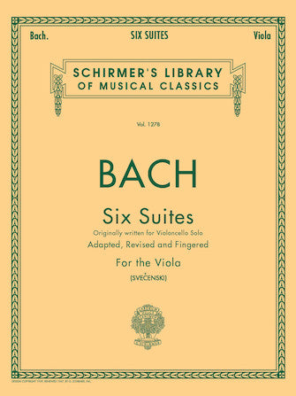 Bach 6 Suites Viola Solo