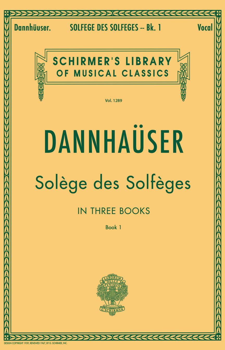 Dannhauser Solfége des Solféges - Book I