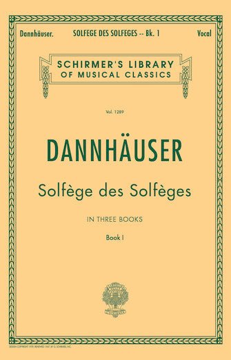 Dannhauser Solfége des Solféges - Book I
