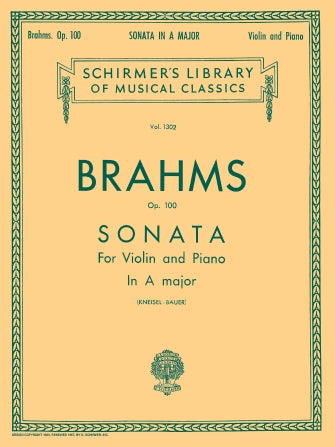 Brahms Sonata in A Major, Op. 100 Violin and Piano