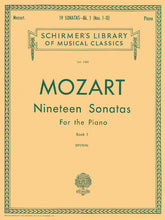 Mozart 19 Sonatas - Book 1 Piano Solo