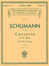 Schumann Concerto in A Minor, Op. 54 (2-piano score)