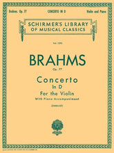 Brahms Concerto in D, Op. 77 Violin and Piano