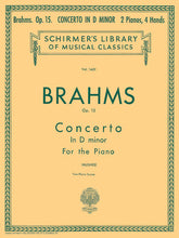 Brahms Concerto No. 1 in D Minor, Op. 15 (2-piano score)