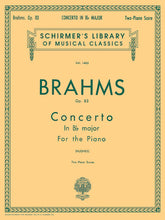 Brahms Concerto No. 2 in Bb, Op. 83 Piano Duet