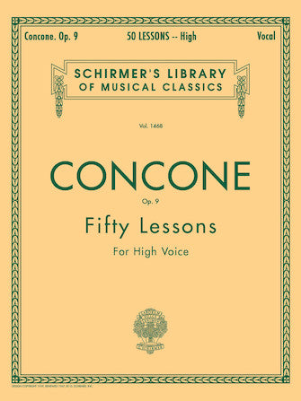 Concone 50 Lessons, Op. 9