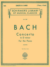 Bach Concerto in D Minor BW1052 (2-piano score)