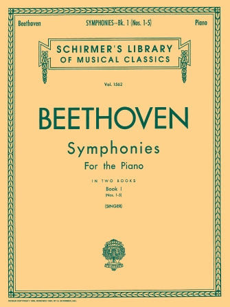 Beethoven Symphonies - Book 1 Piano Solo