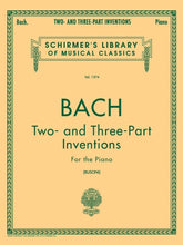 Bach Two- and Three-Part Inventions