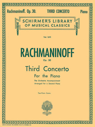 Rachmaninoff Concerto No. 3 in D Minor, Op. 30