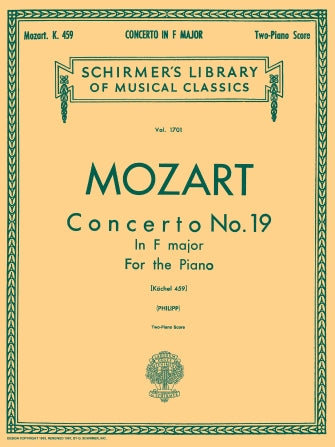 Mozart Piano Concerto No. 19 in F, K.459