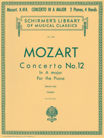 Mozart Concerto No. 12 in A, K.414