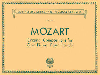 Mozart Original Compositions for Piano, 4 Hands